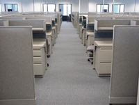 Hall With Cubicles
